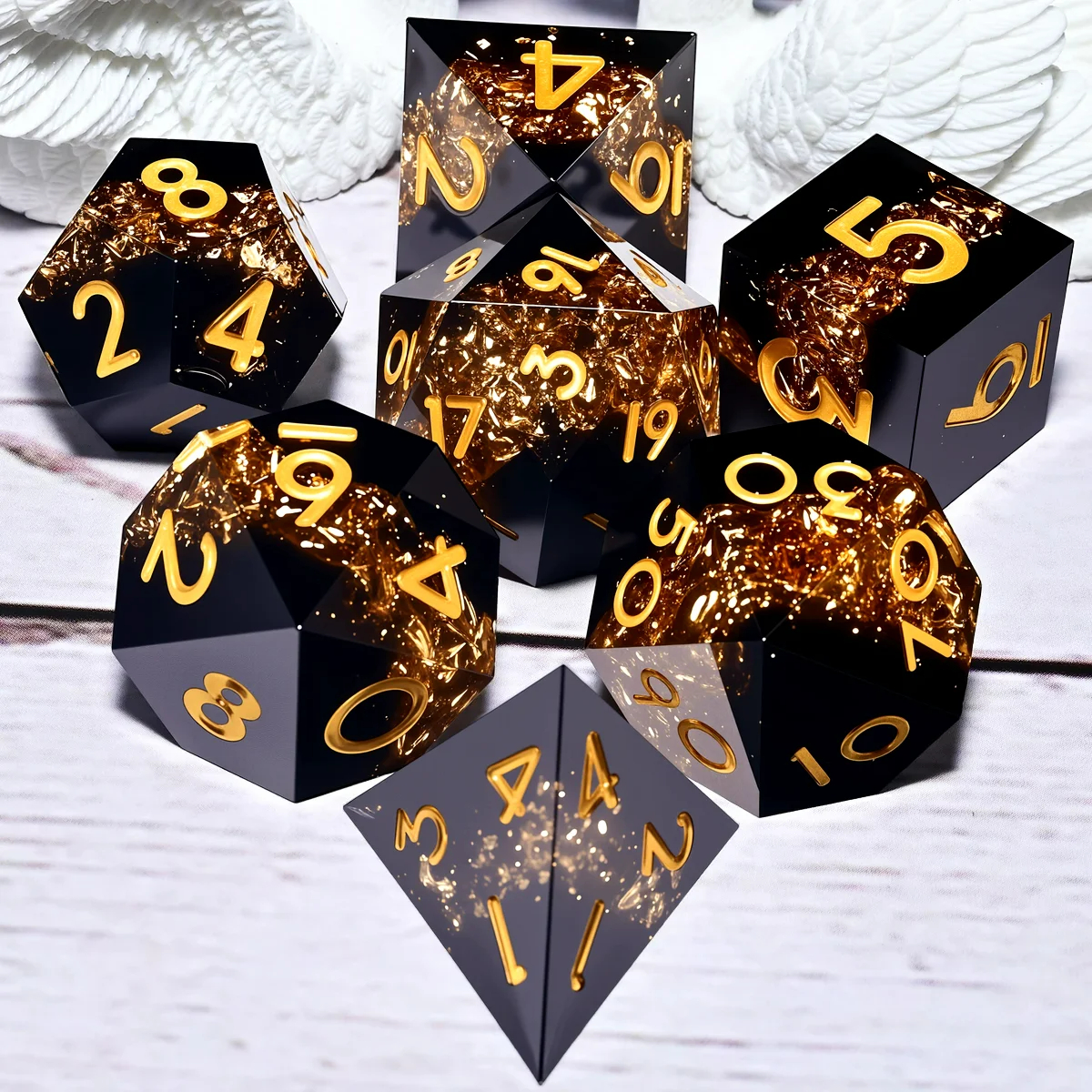 DND Resin Dice 7-Piece Set for - огляд і ціна Board Game Dungeons And Dragons