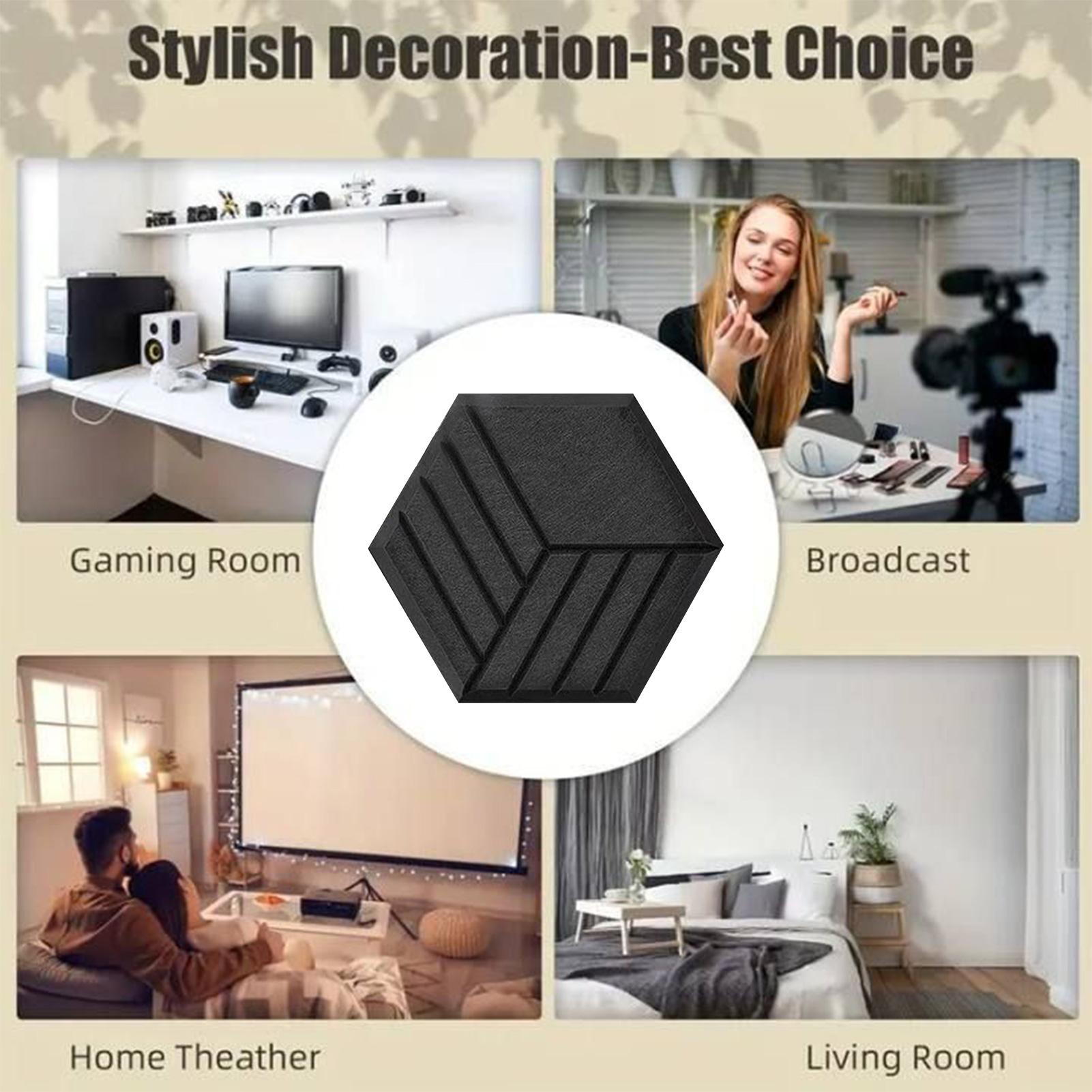 12pc Acoustic Panels Self-Adhe - огляд і ціна Board Game Room