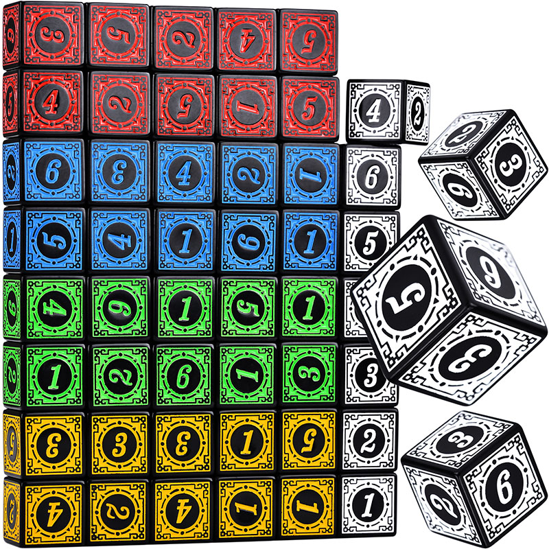 10PCS/Set Acrylic Dice Set D6  - огляд і ціна Board Game Dungeons And Dragons
