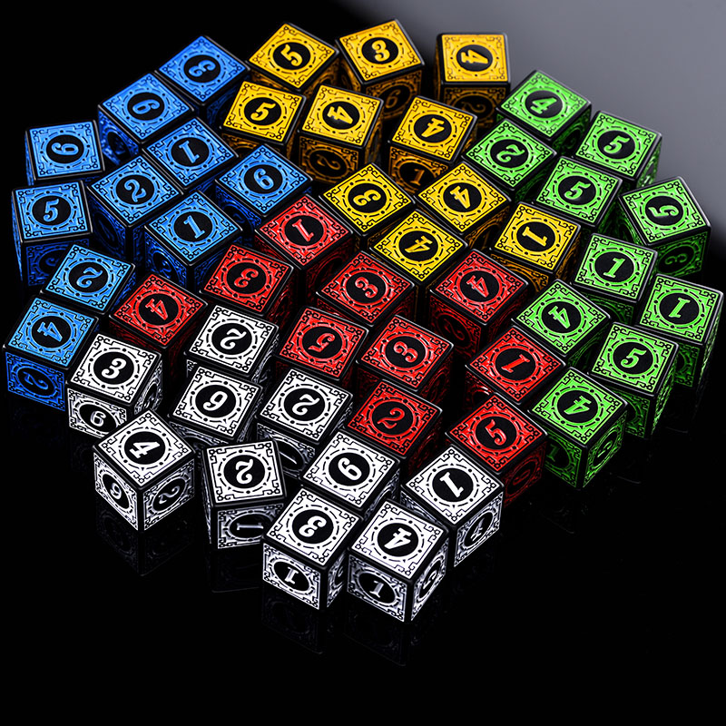 10PCS/Set Acrylic Dice Set D6  - огляд і ціна Board Game Dungeons And Dragons