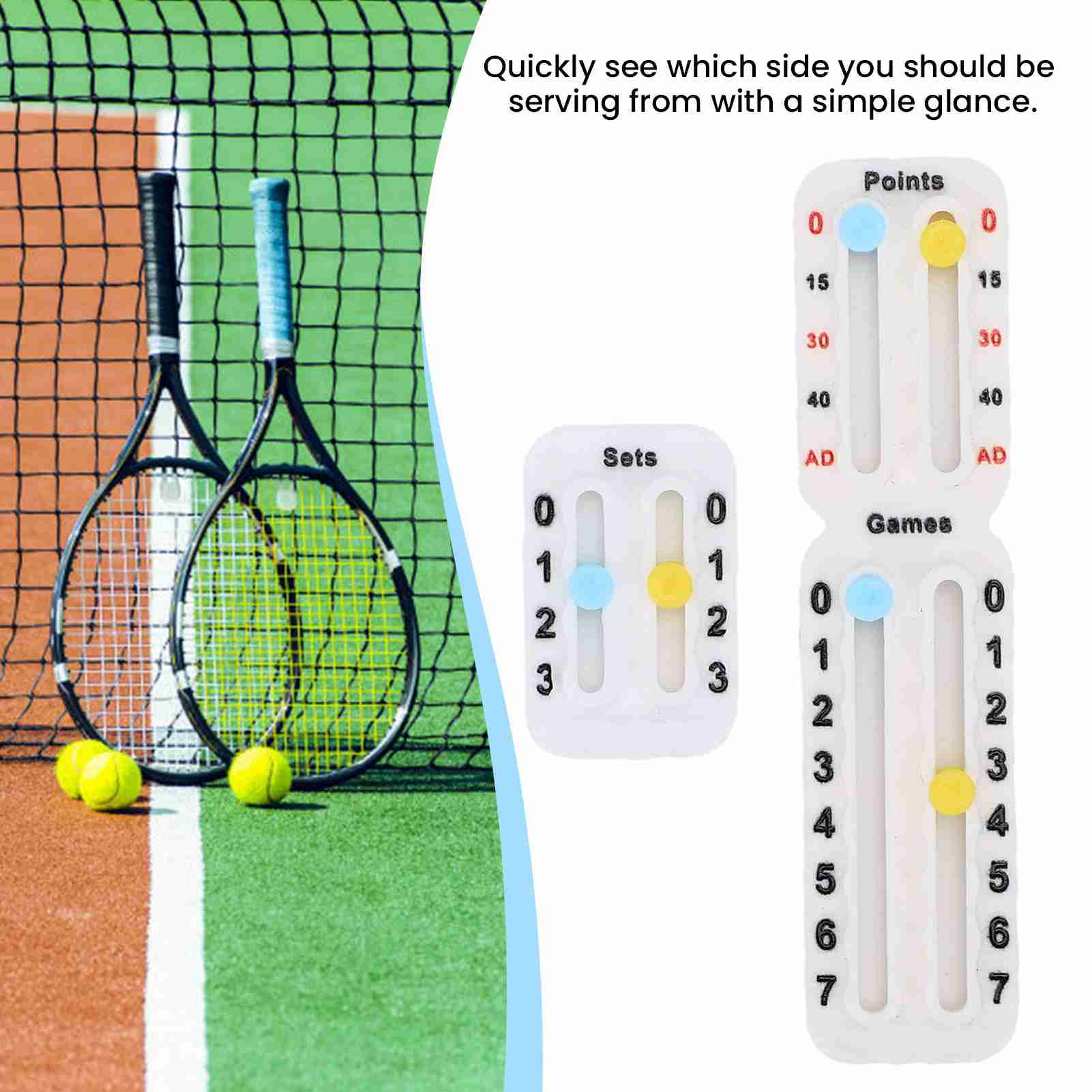 Tennis Score Keeper for Racket - огляд і ціна Board Game Ranking