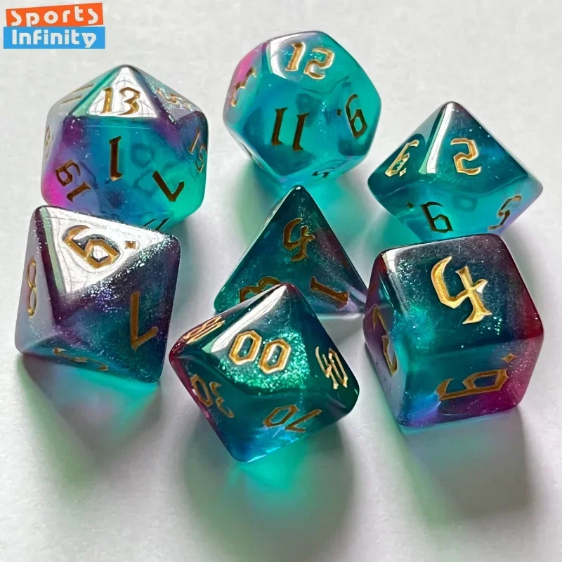 7 Pcs of New Double Colors Dic - огляд і ціна Board Game Digital
