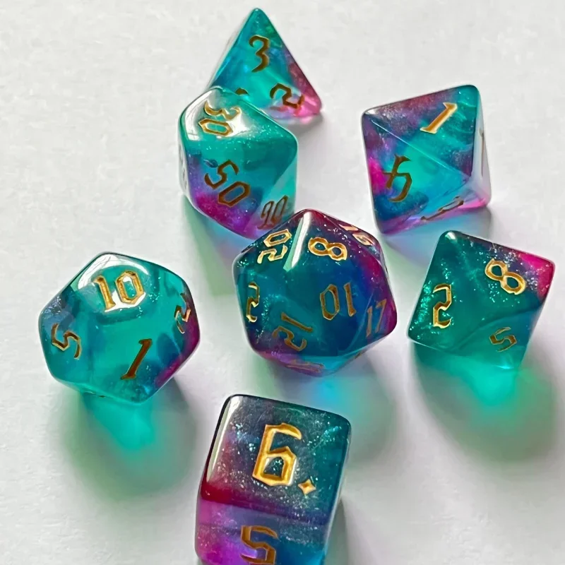 7 Pcs of New Double Colors Dic - огляд і ціна Board Game Digital