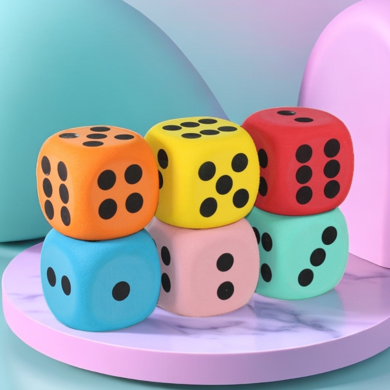 8cm Large Foam Dices Soft Six  - огляд і ціна Board Game Digital