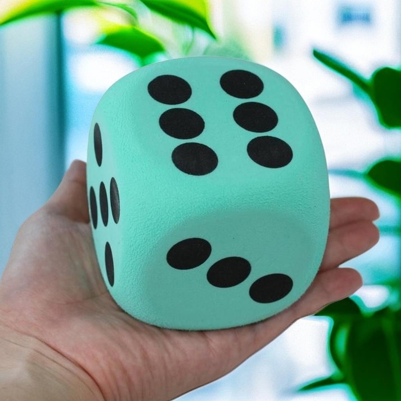 8cm Large Foam Dices Soft Six  - огляд і ціна Board Game Digital