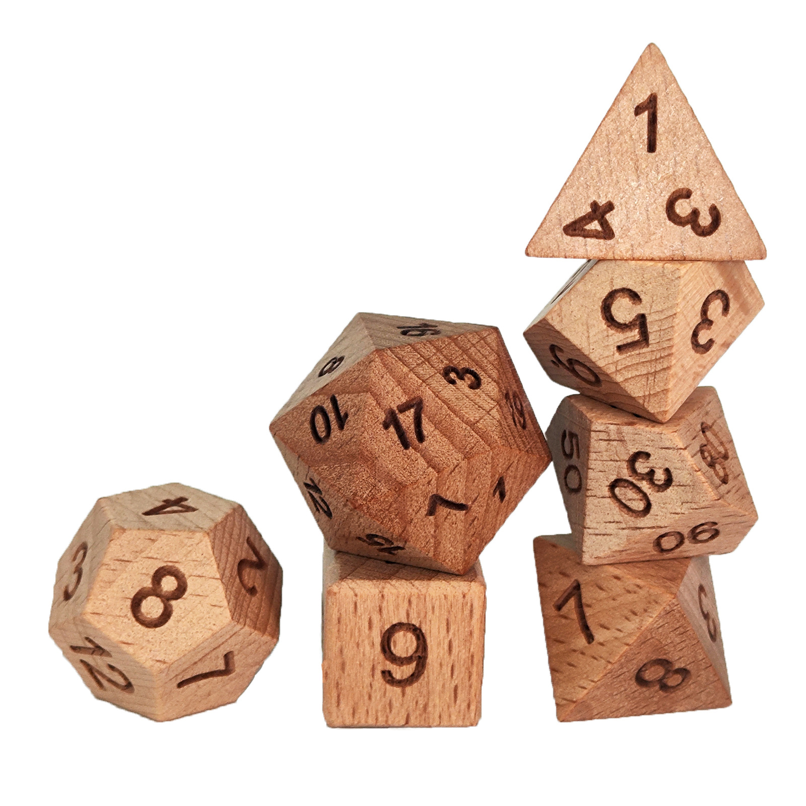 Wooden Dice Set for DND RPG Ga - огляд і ціна Board Game Dungeons And Dragons