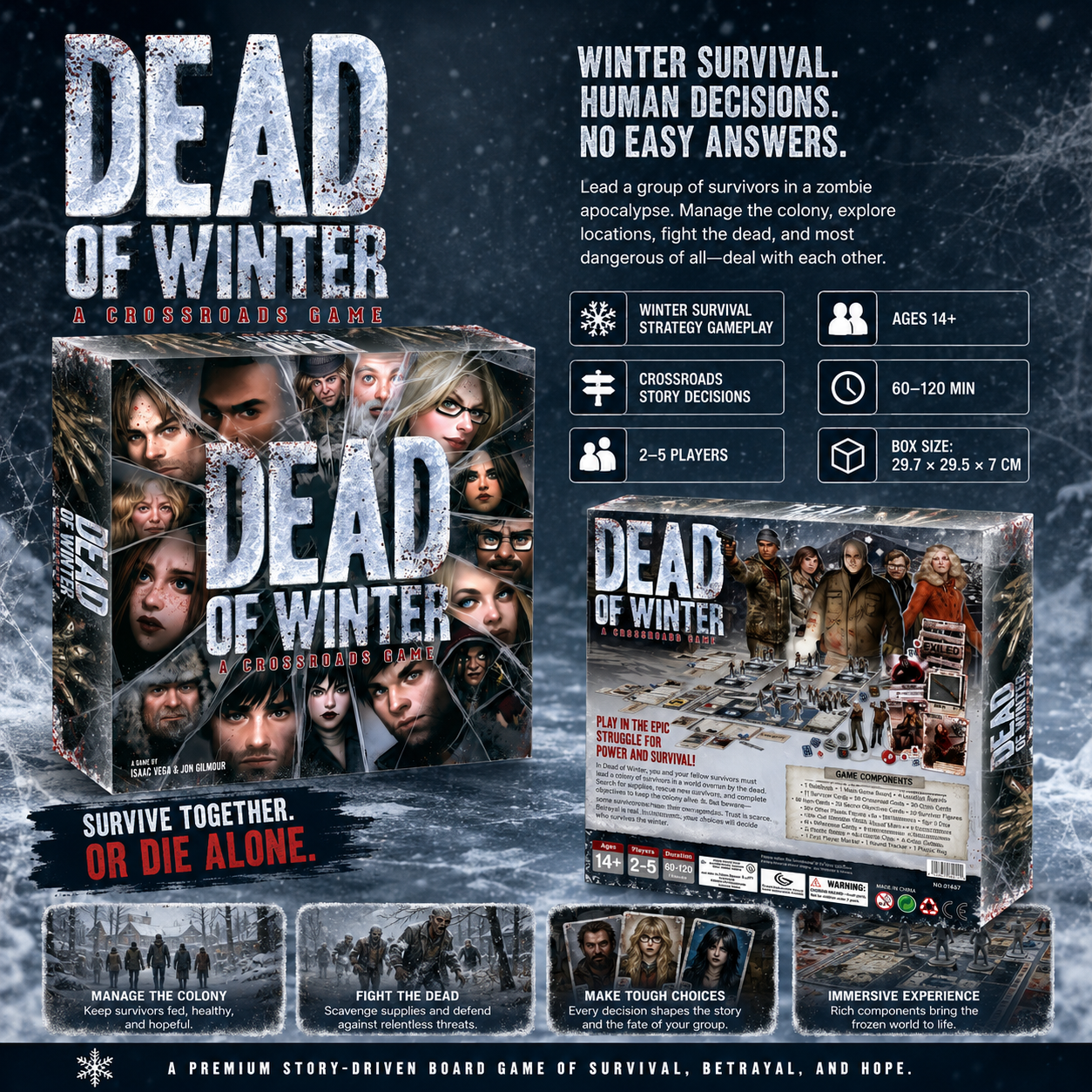 Dead of Winter Crossroads Zomb - огляд і ціна Board Game Zombicide