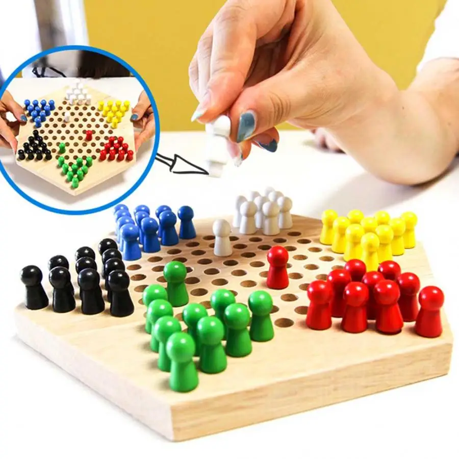 Wooden Educational Board Kids  - огляд і ціна Board Game Halma