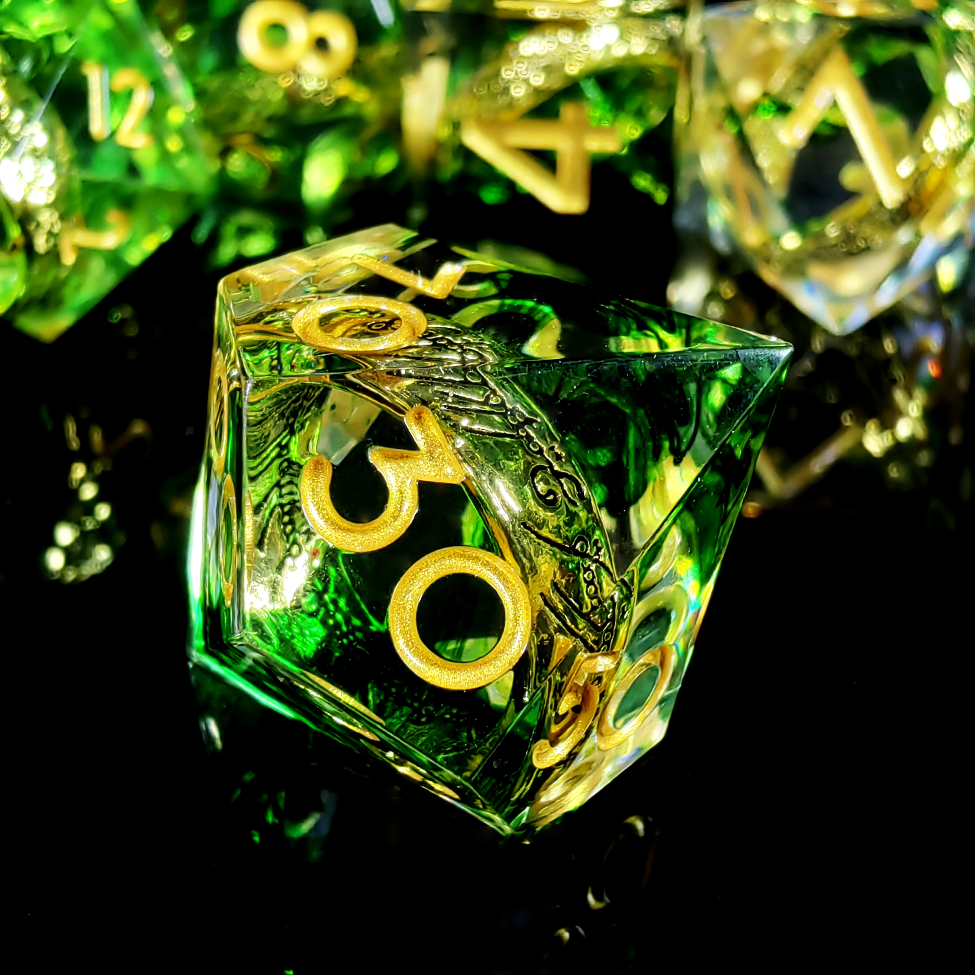 DnD Dice Set - 7pc Resin Polyh - огляд і ціна Dice Set Polyhedral