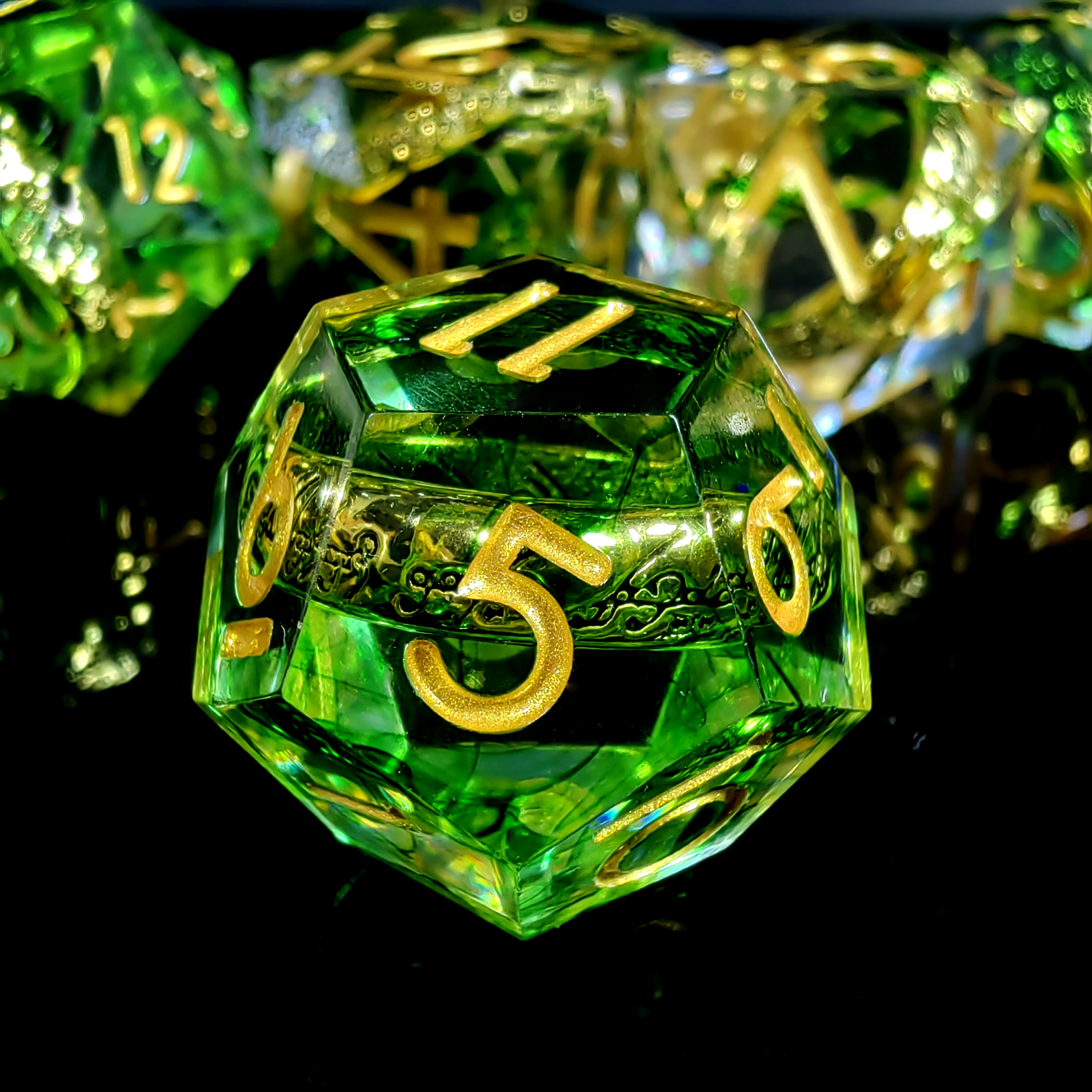 DnD Dice Set - 7pc Resin Polyh - огляд і ціна Dice Set Polyhedral