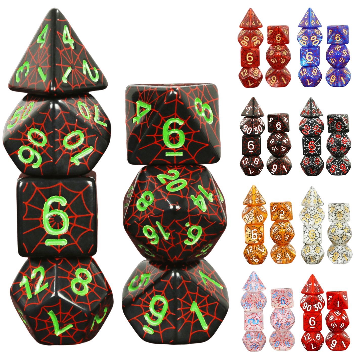 Polyhedral DND Dice Set in Spi - огляд і ціна Board Game Web