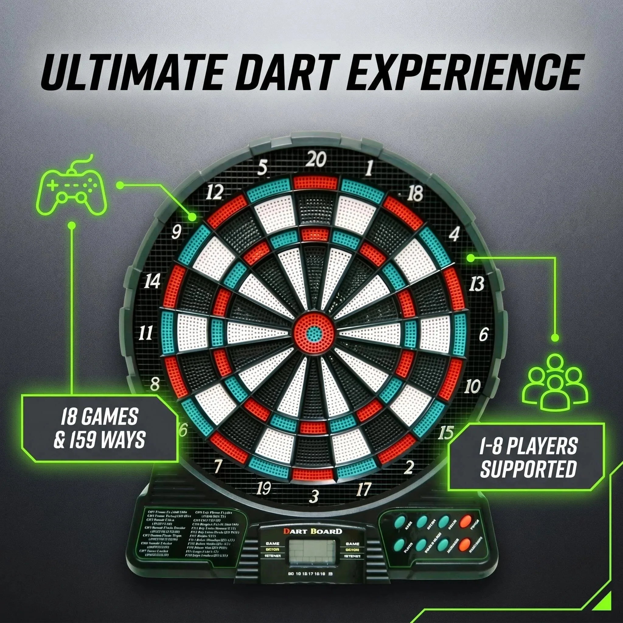 DartVibe Electronic Dart Board - огляд і ціна Board Game Ranking