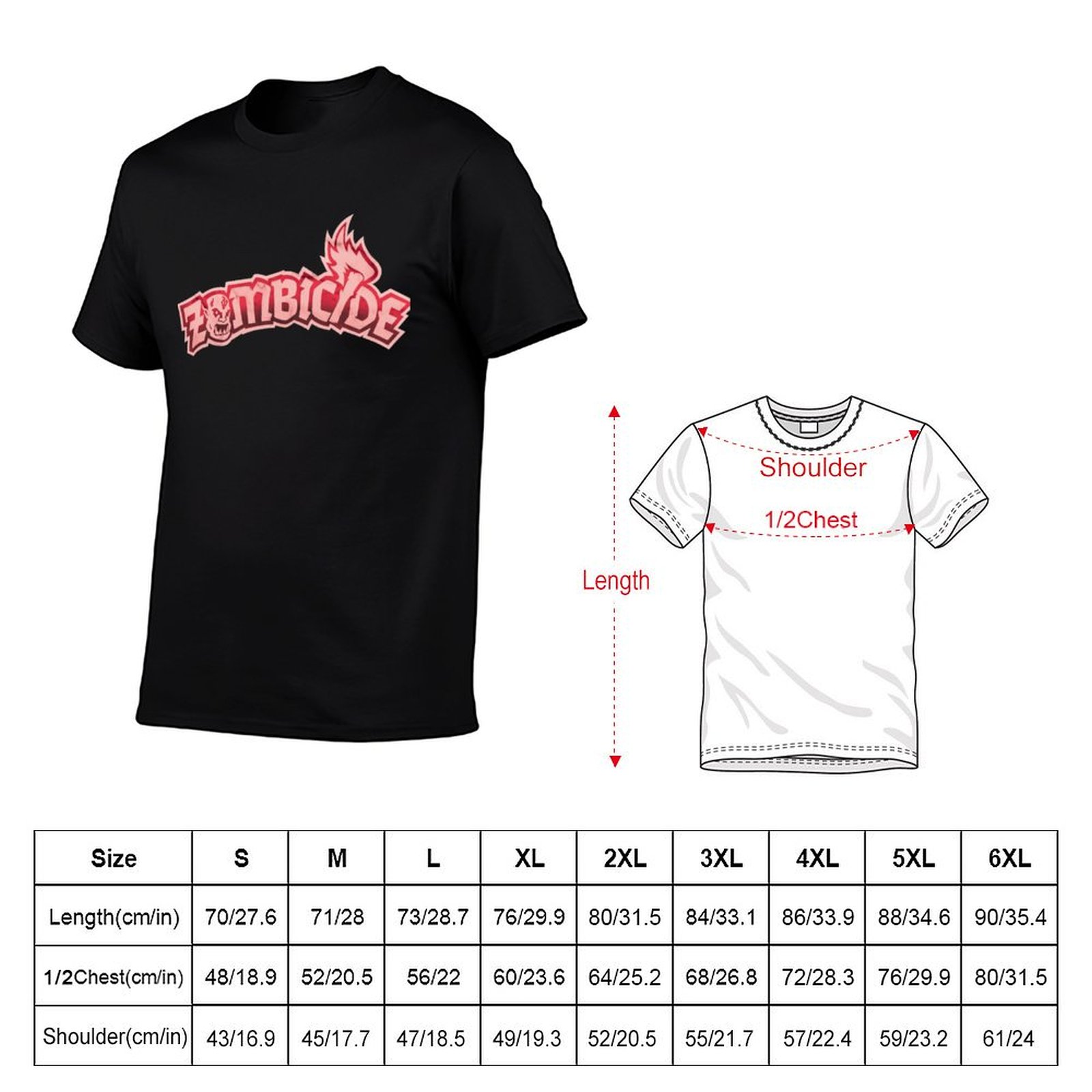 Zombicide BoardGame T-Shirt ma - огляд і ціна Board Game Zombicide