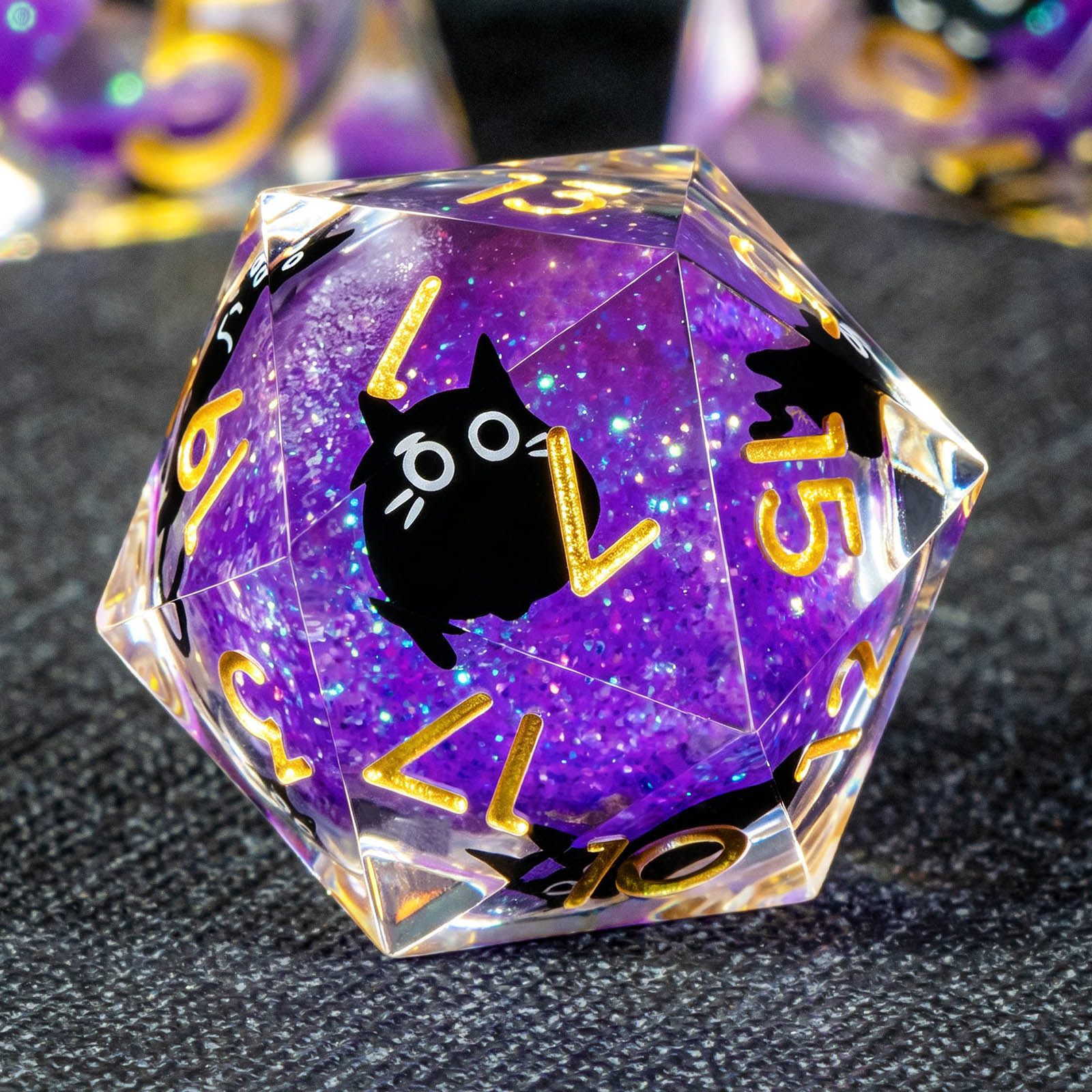 Cat Liquid Core DND Dice Set,  - огляд і ціна Board Game Dungeons And Dragons