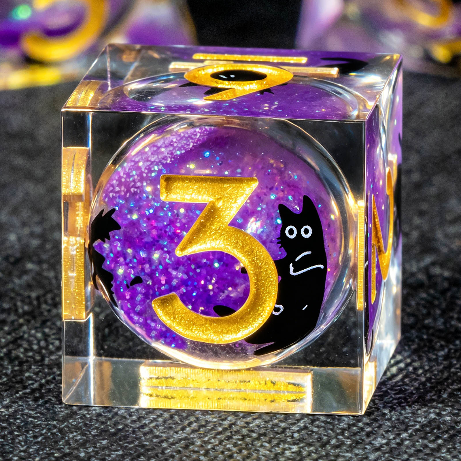 Cat Liquid Core DND Dice Set,  - огляд і ціна Board Game Dungeons And Dragons