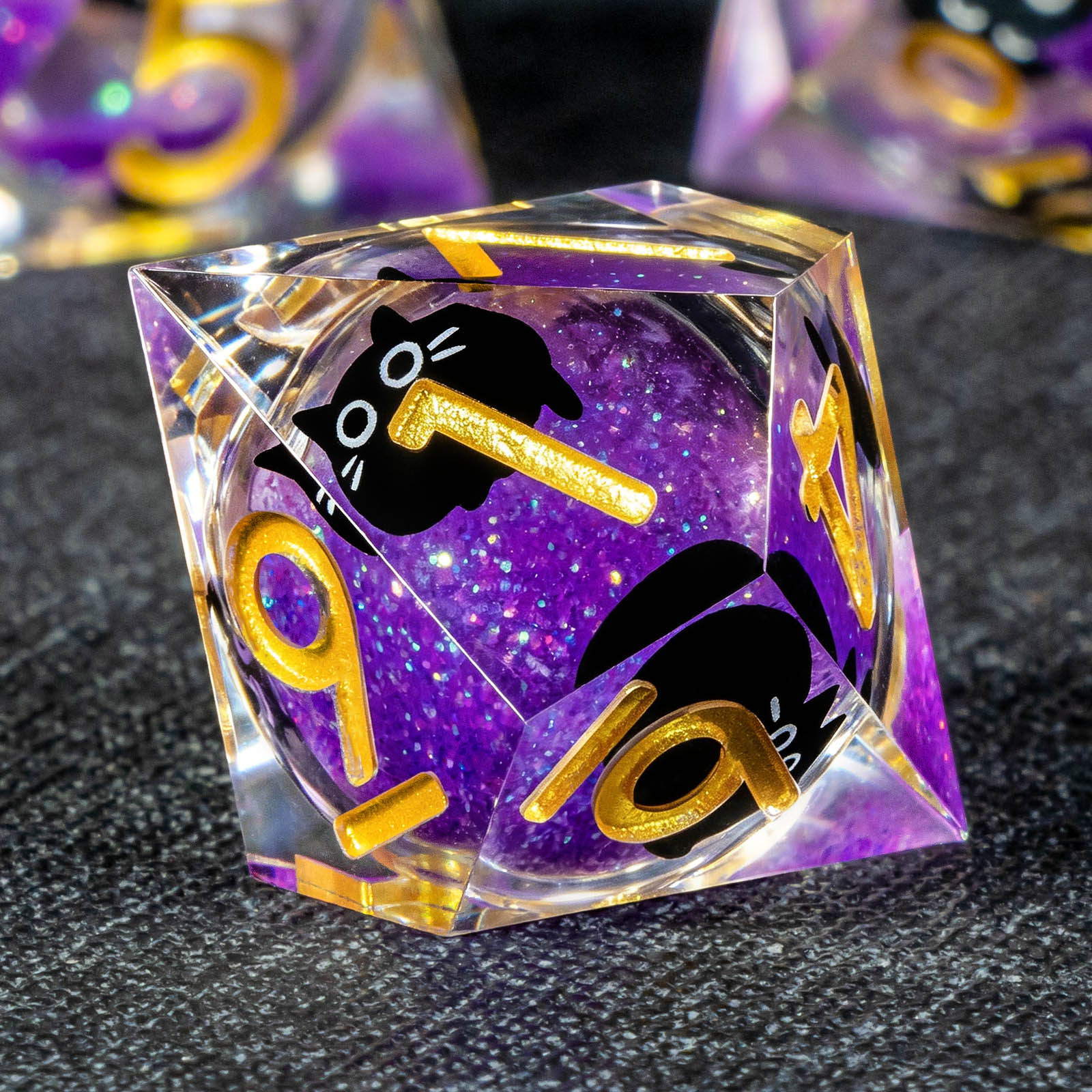 Cat Liquid Core DND Dice Set,  - огляд і ціна Board Game Dungeons And Dragons