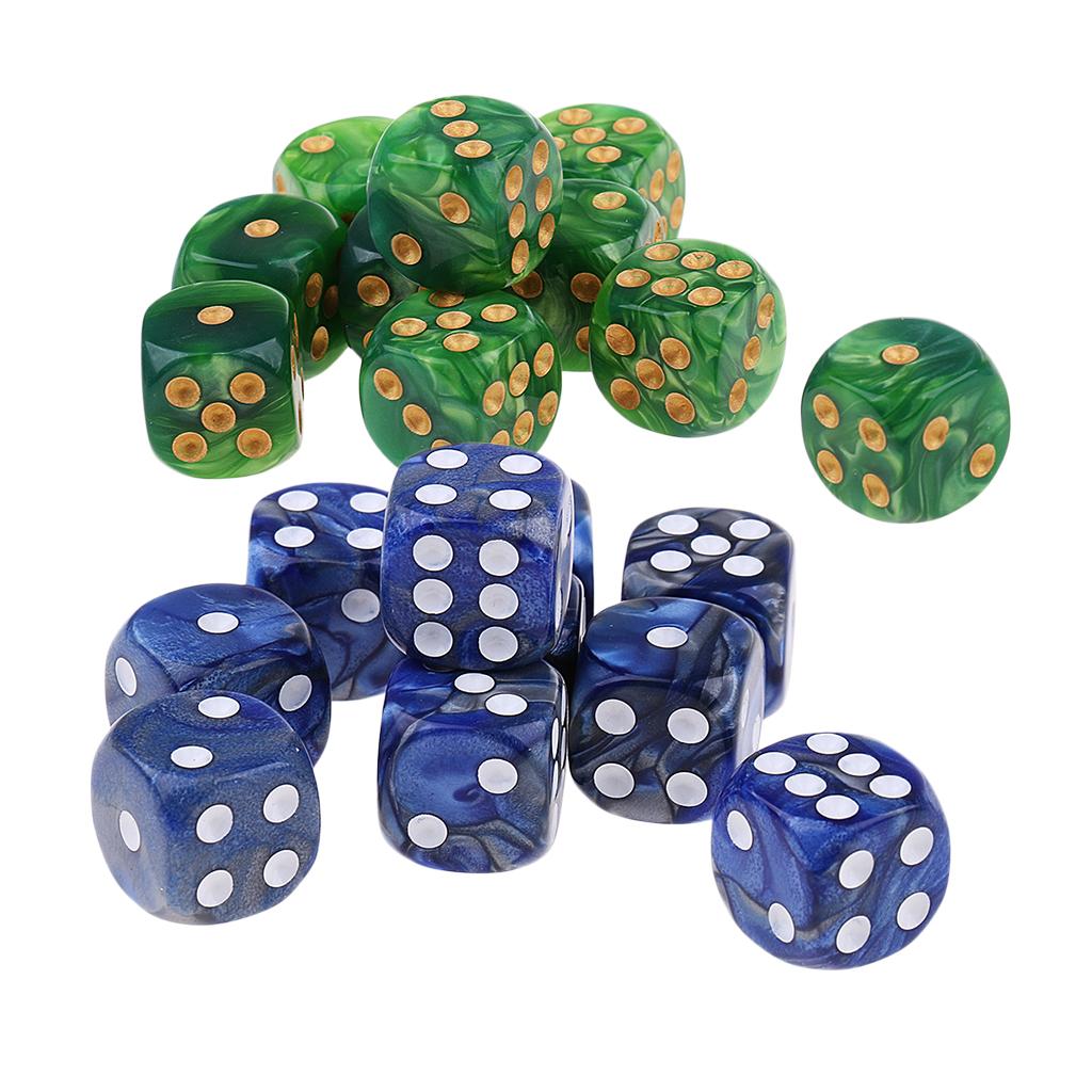 D6 Dice Set 16mm Double Color  - огляд і ціна Board Game Dungeons And Dragons