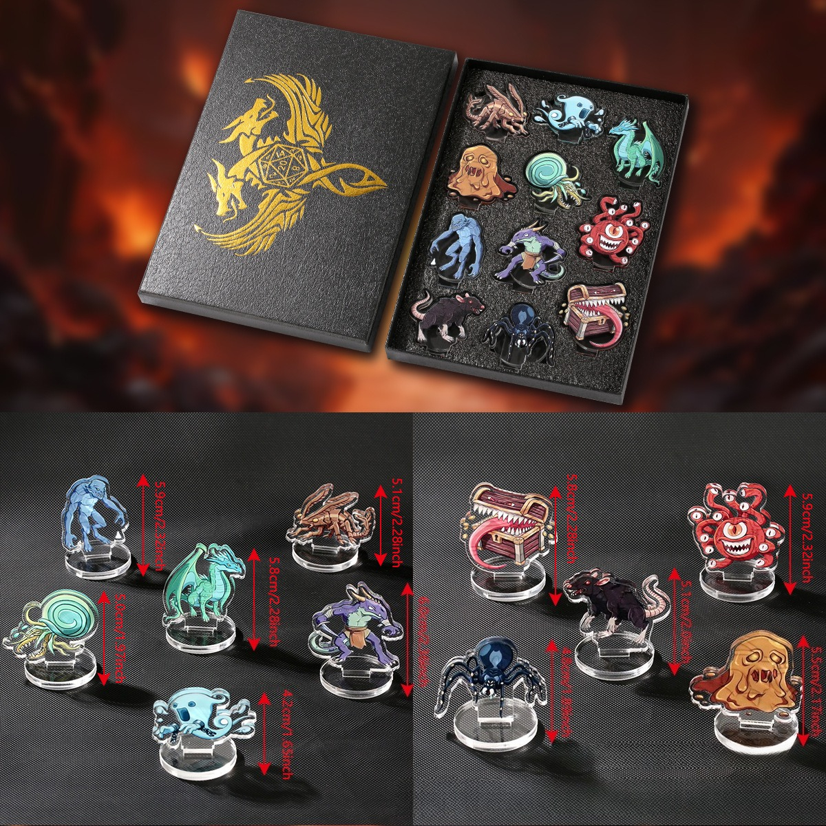 Dungeons & Dragons Acrylic Boa - огляд і ціна Board Game Dungeons And Dragons