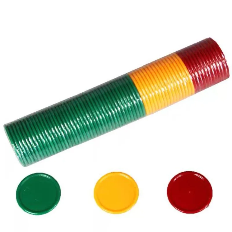 Poker Chips 3.2cm 3 Colors Pla - огляд і ціна Board Game Room