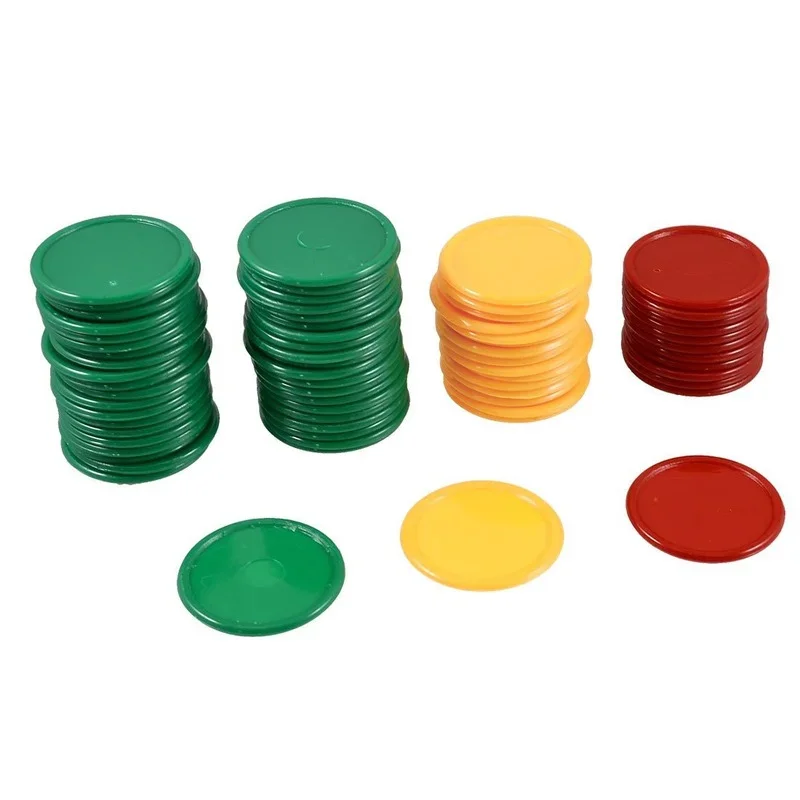 Poker Chips 3.2cm 3 Colors Pla - огляд і ціна Board Game Room
