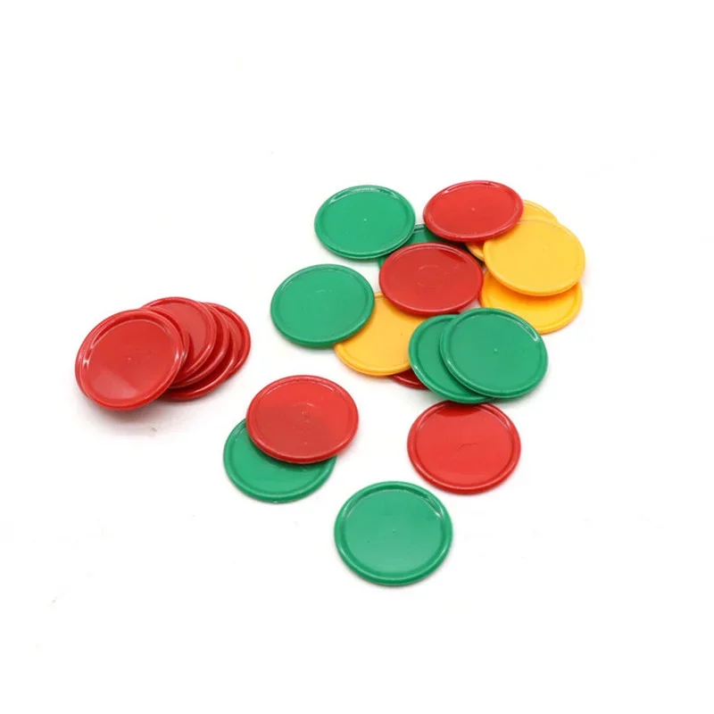 Poker Chips 3.2cm 3 Colors Pla - огляд і ціна Board Game Room