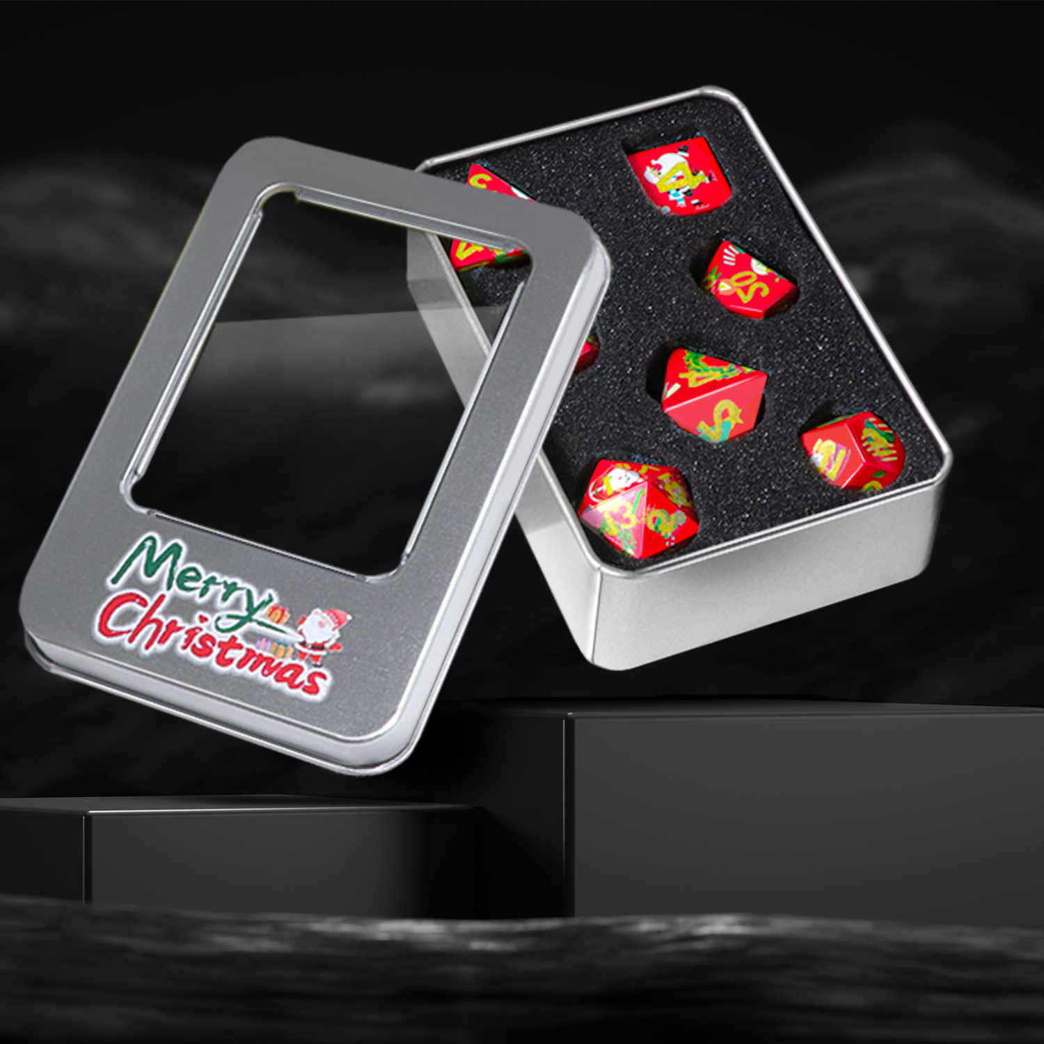 Christmas Dice D20 dice set: E - огляд і ціна Dice Set Polyhedral