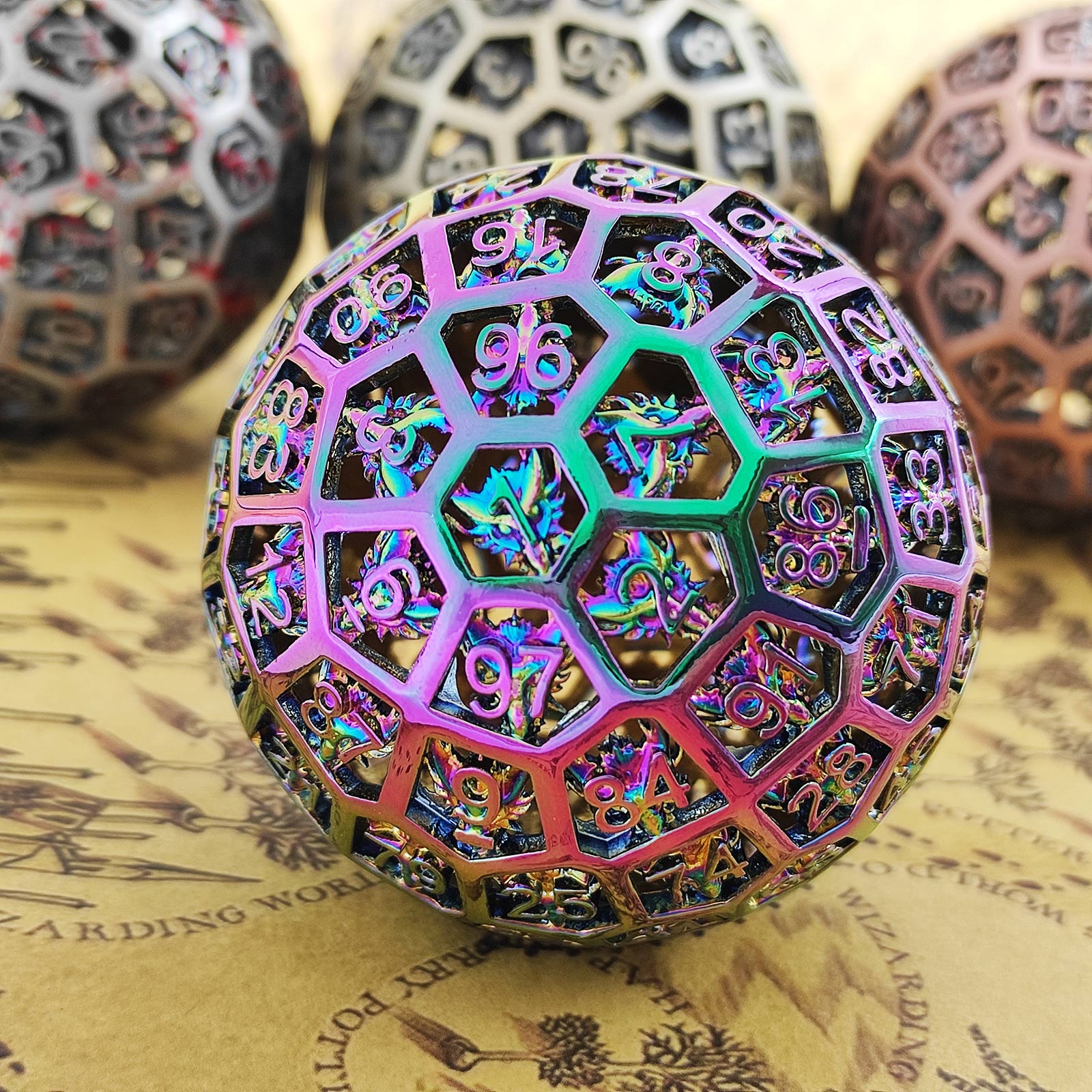 Metal Hollow D100 DND Dice Set - огляд і ціна Board Game Dungeons And Dragons