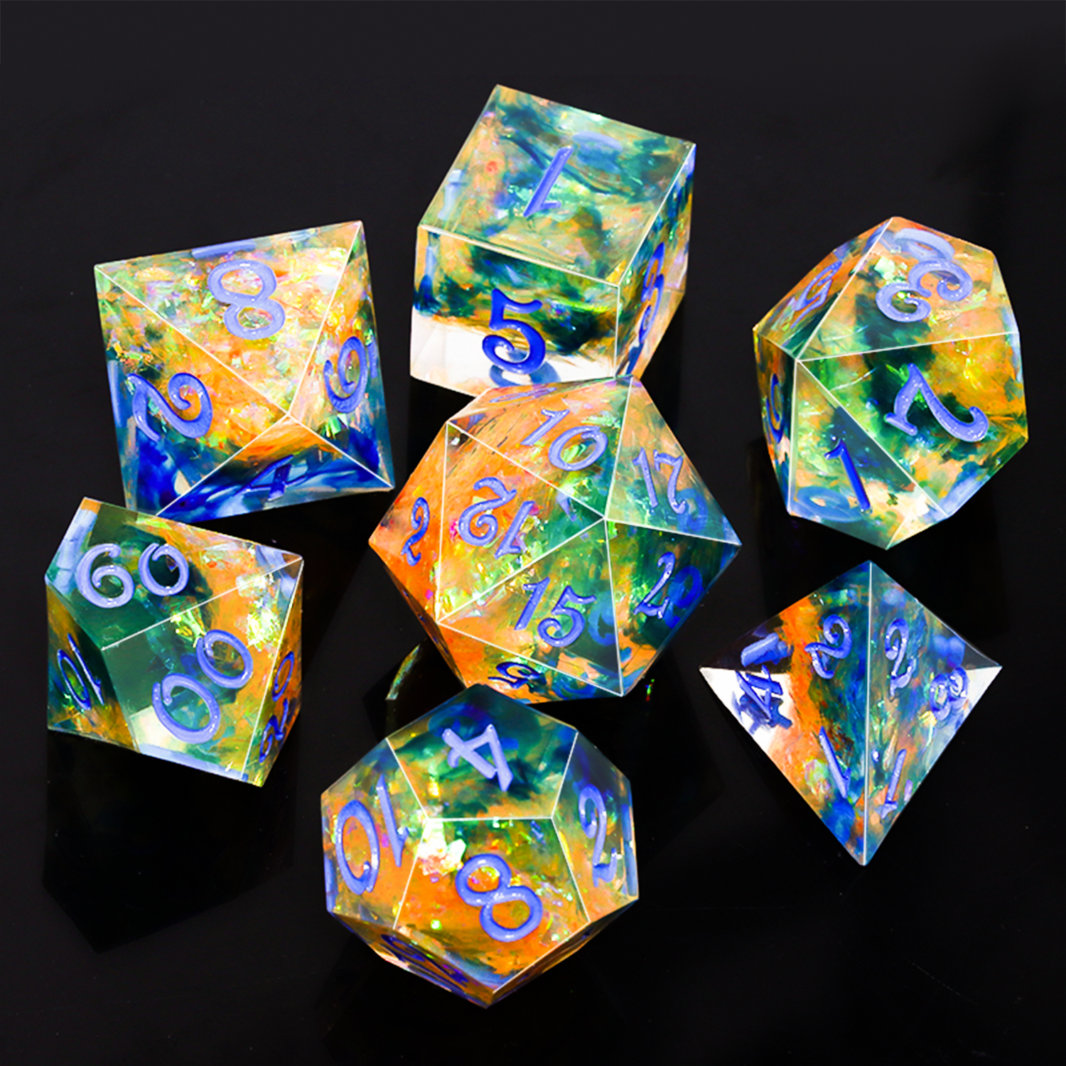 DND Polyhedral Dice Set Irides - огляд і ціна Dice Set Polyhedral