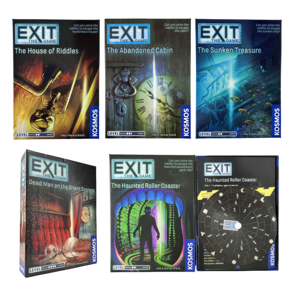 Exit Card Game The Abandoned C - огляд і ціна Board Game Risk