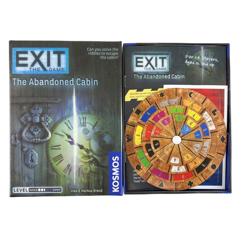 Exit Card Game The Abandoned C - огляд і ціна Board Game Risk