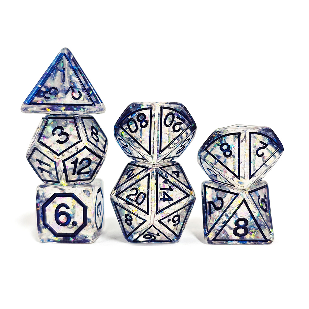 DND Custom Blue Magic Stone Tr - огляд і ціна Dice Set Polyhedral
