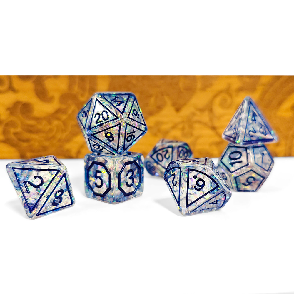 DND Custom Blue Magic Stone Tr - огляд і ціна Dice Set Polyhedral