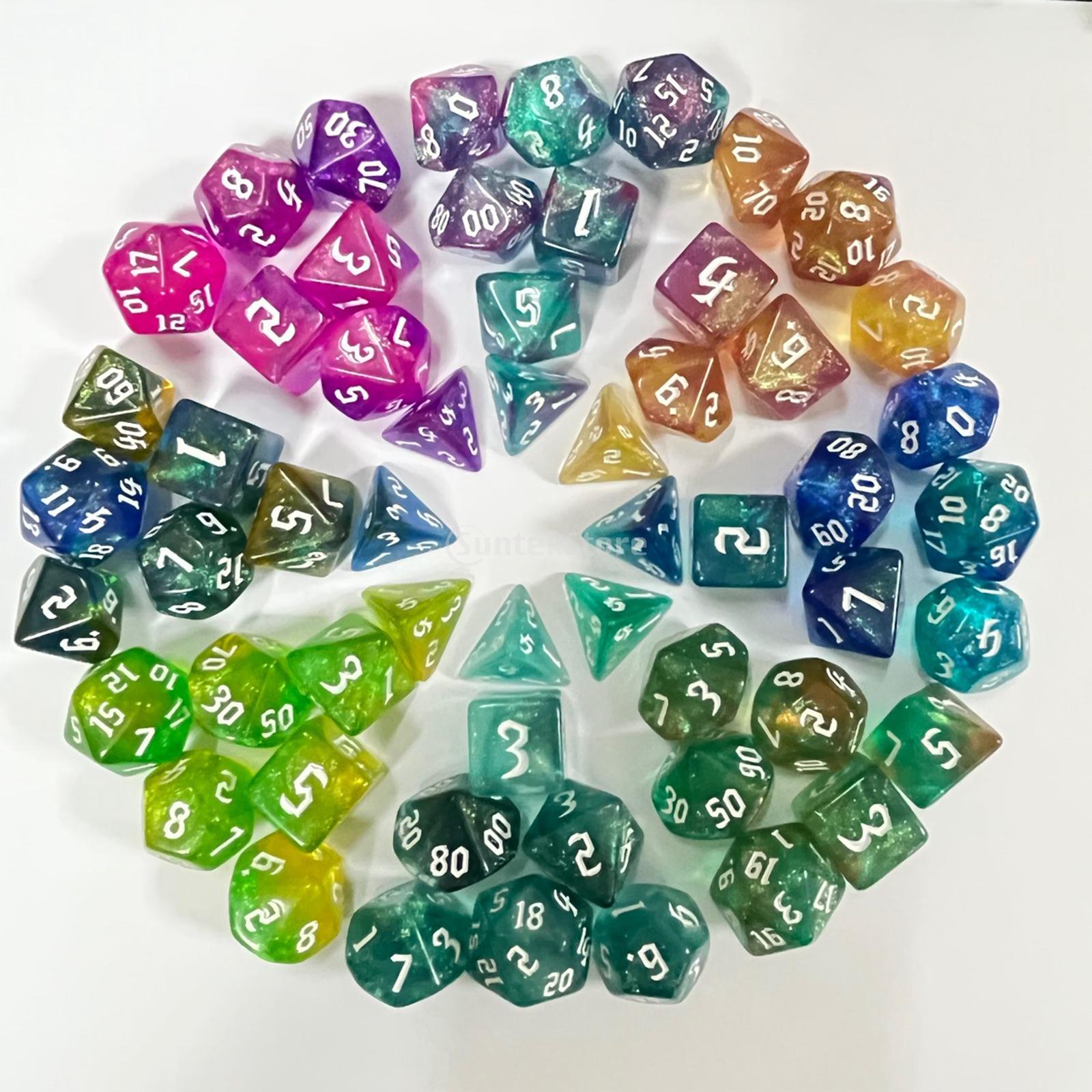 7/10PCS Role Playing Game Dice - огляд і ціна Board Game Digital