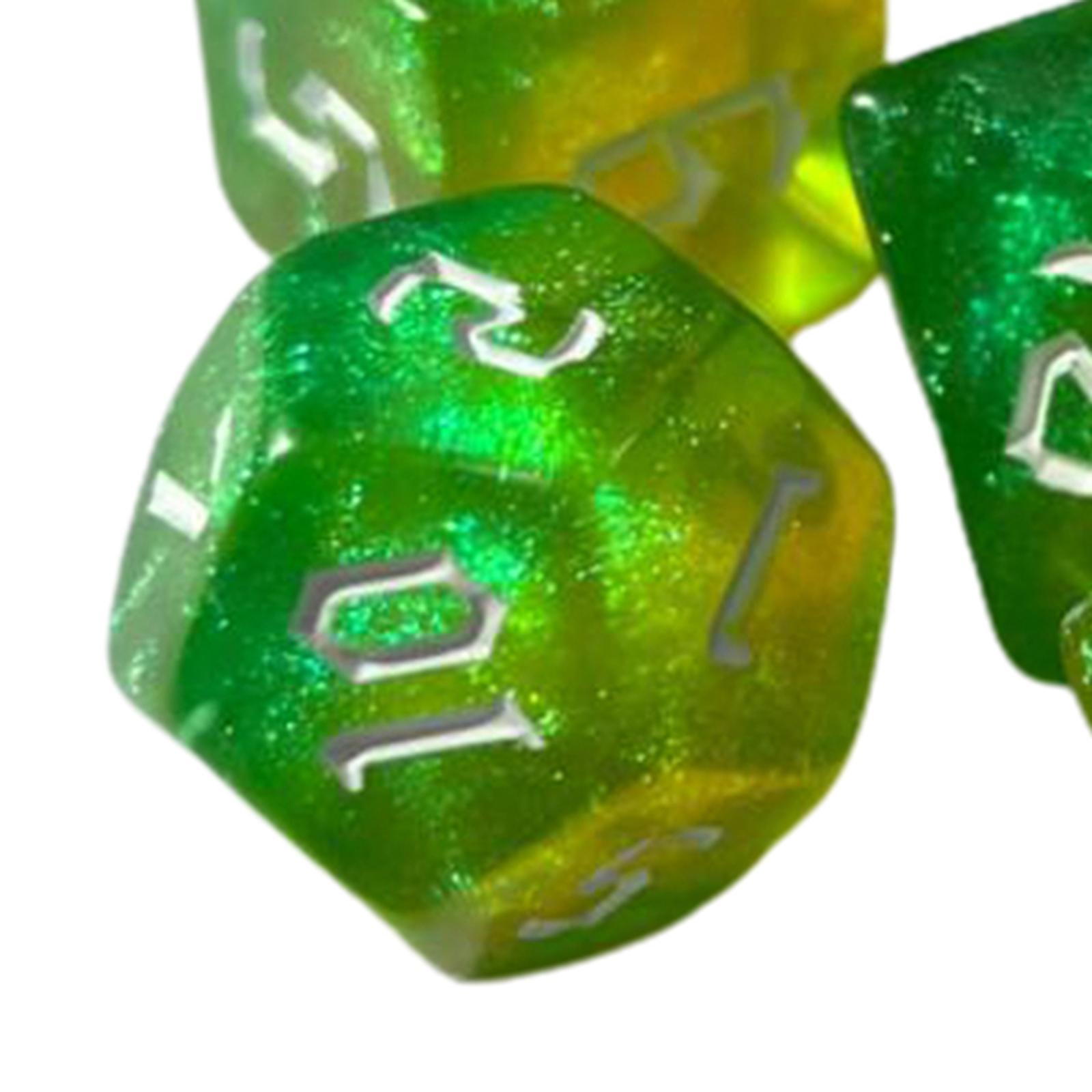 7/10PCS Role Playing Game Dice - огляд і ціна Board Game Digital