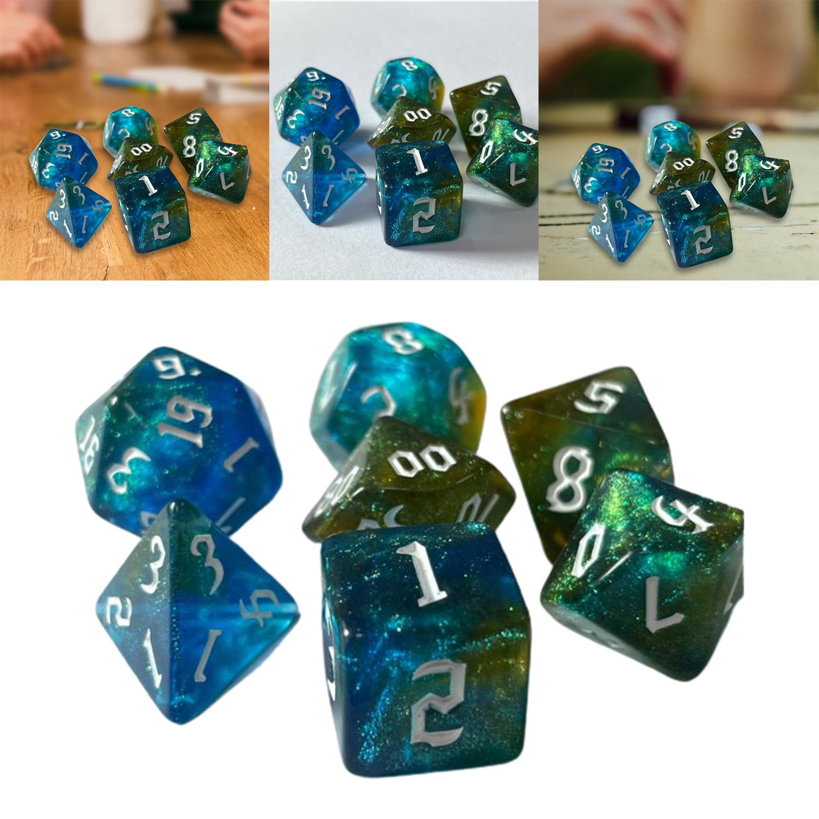 7/10PCS Role Playing Game Dice - огляд і ціна Board Game Digital