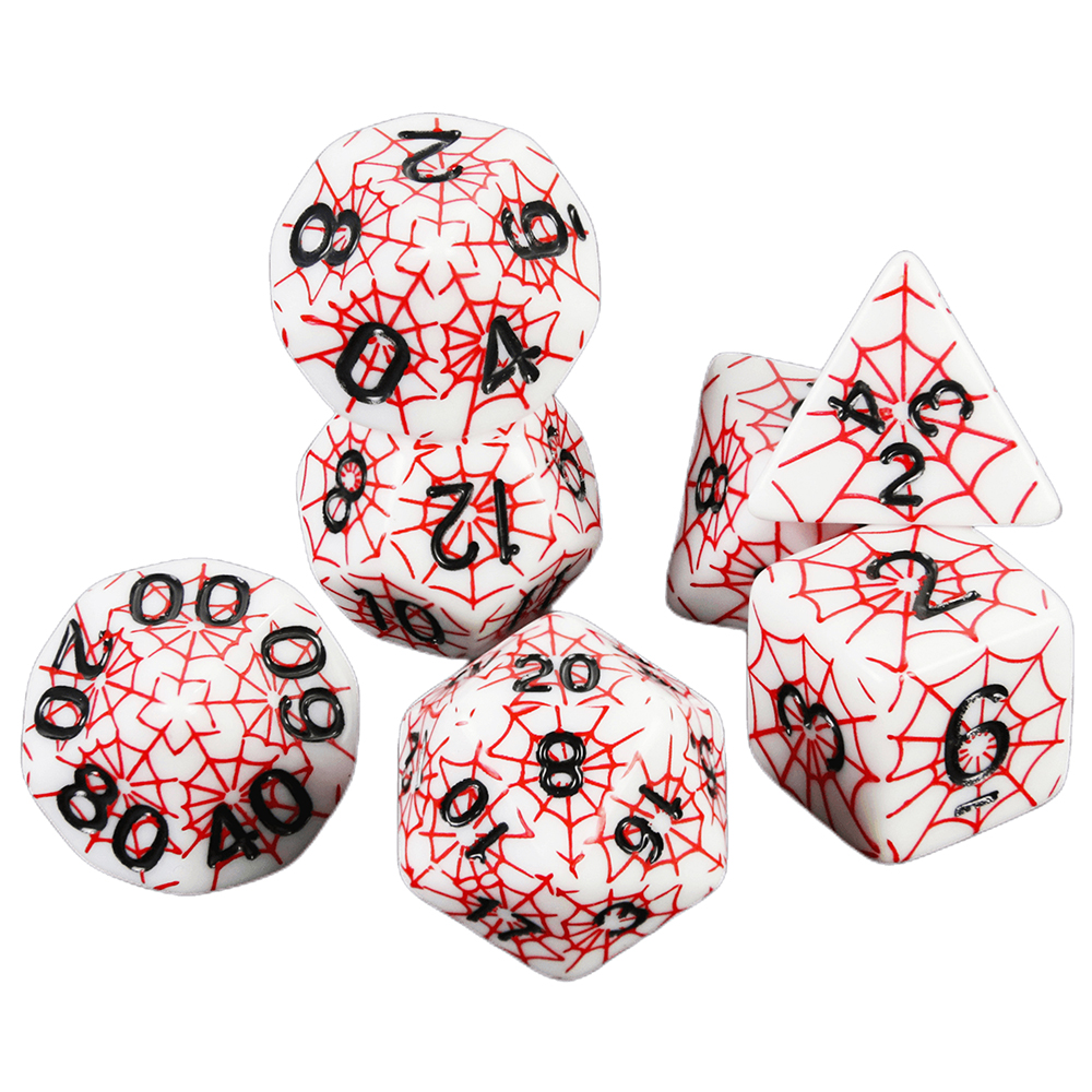 DND Dice Set in Spider Web Des - огляд і ціна Board Game Web