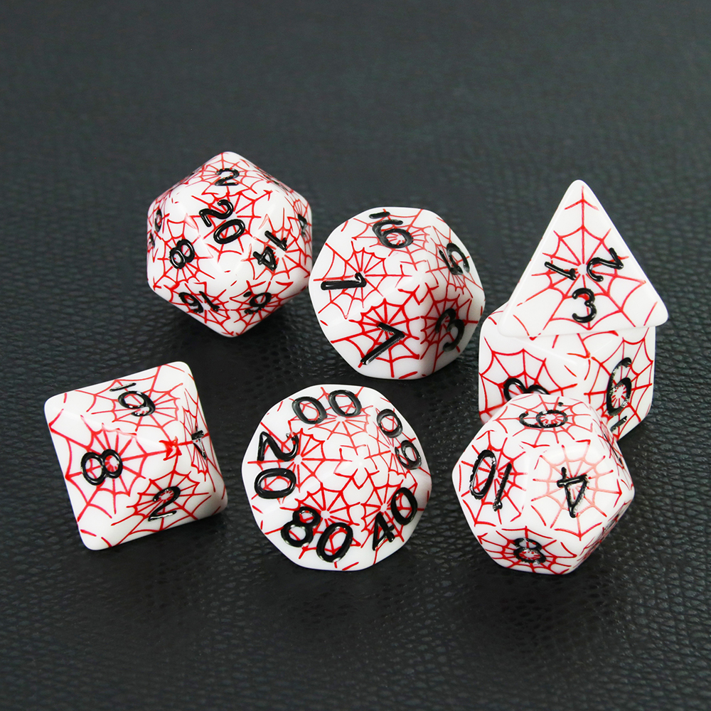 DND Dice Set in Spider Web Des - огляд і ціна Board Game Web