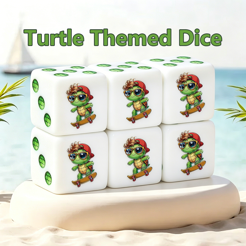 Turtle Themed Dice Set, suitab - огляд і ціна Board Game Dungeons And Dragons