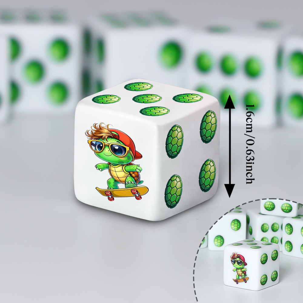 Turtle Themed Dice Set, suitab - огляд і ціна Board Game Dungeons And Dragons