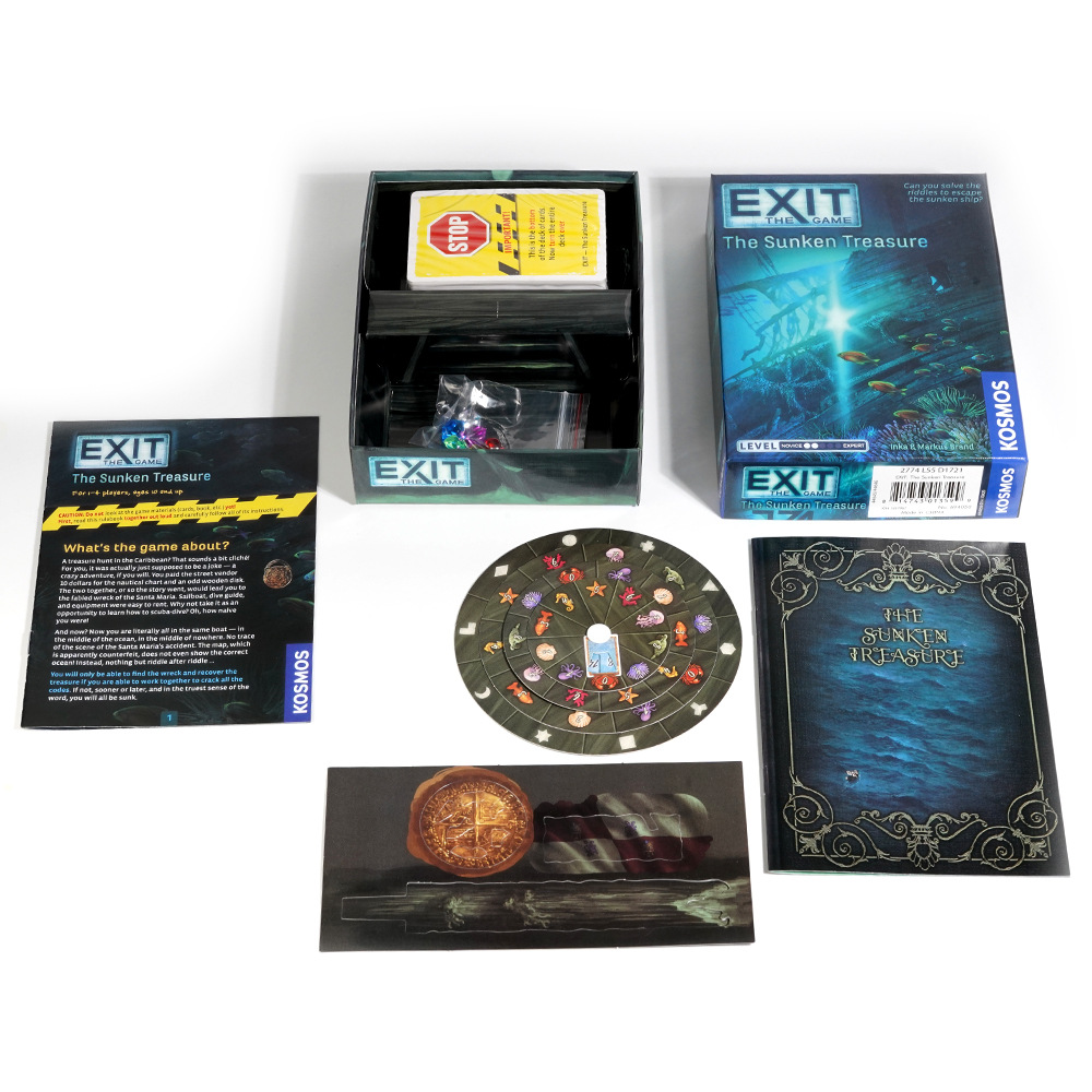 EXIT: The Sunken Treasure - Un - огляд і ціна Board Game Room