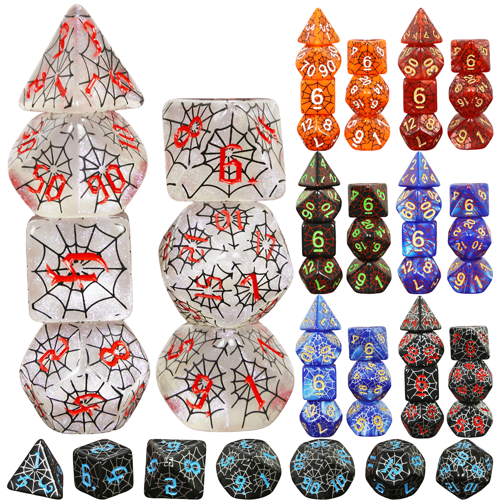 DND Dice Set 7pcs D4-D20 Polyh - огляд і ціна Board Game Web