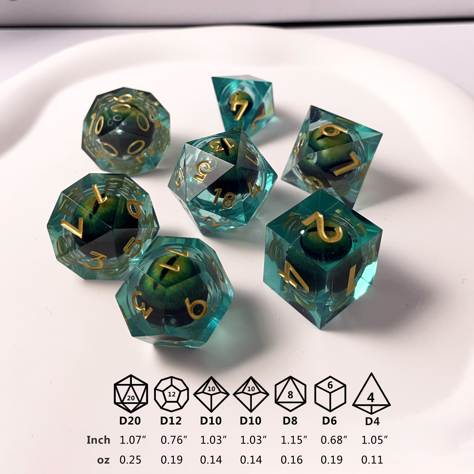 Boardgame 7 Die Polyhedral Cry - огляд і ціна Board Game Dungeons And Dragons
