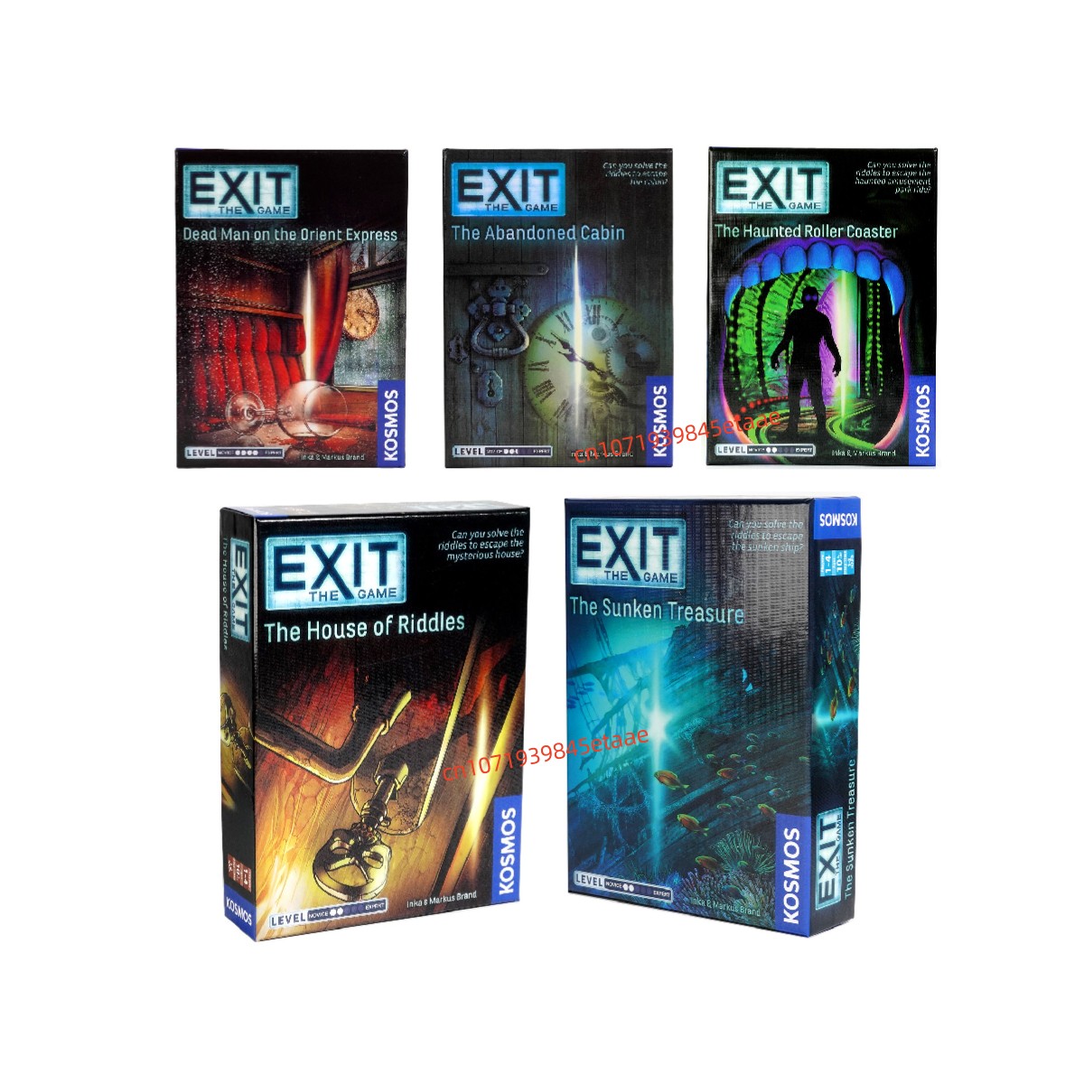 Exit Card Game The Abandoned C - огляд і ціна Board Game Risk