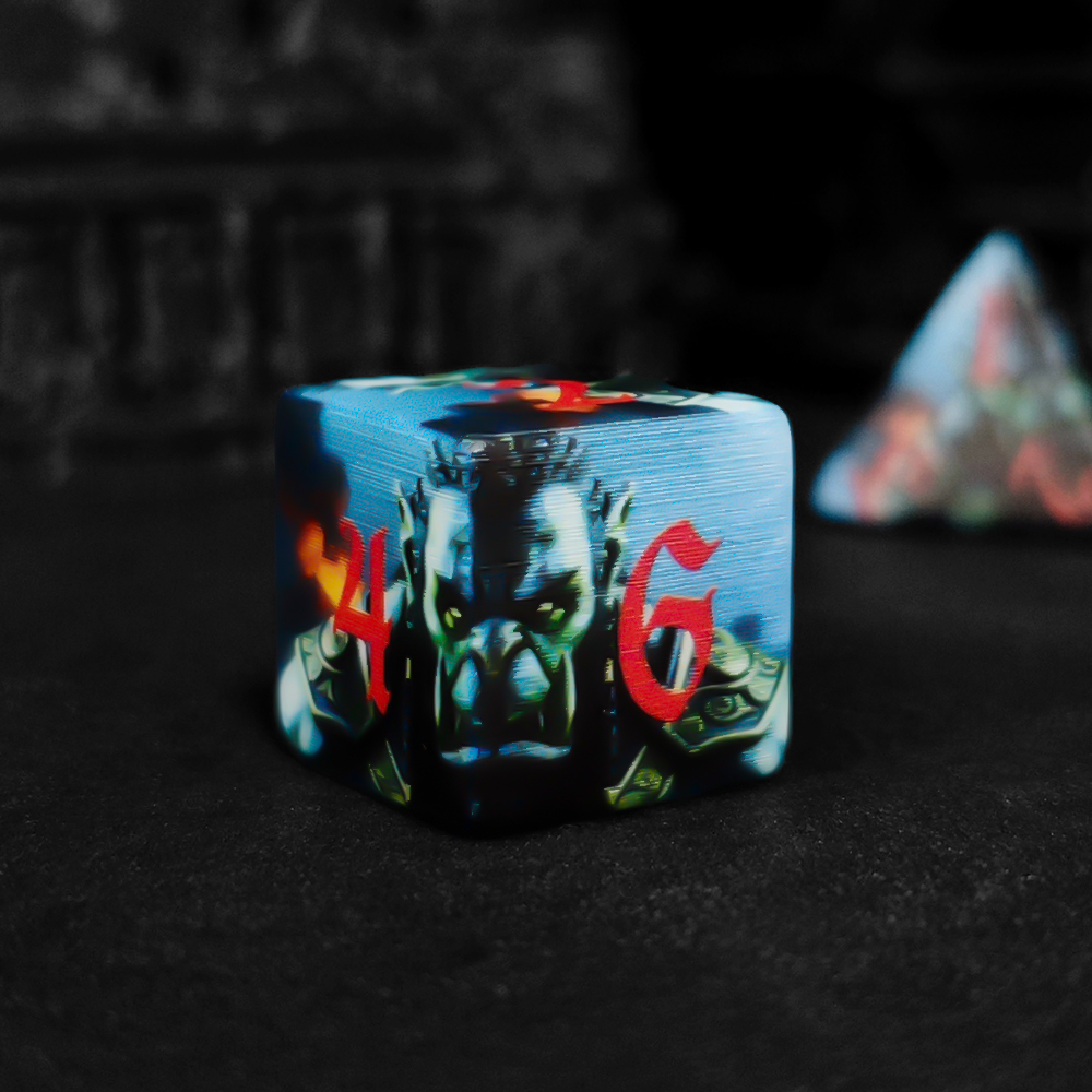 Orc Warrior Polyhedral 7-Piece - огляд і ціна Dice Set Polyhedral