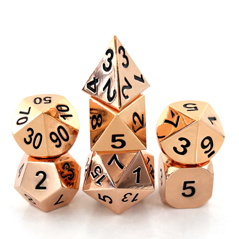 7PCS Metal Polyhedral Dices Se - огляд і ціна Board Game Digital