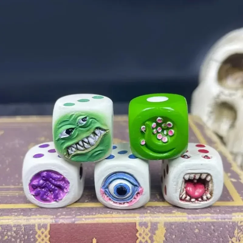 Resin Monster Face Dice Set Ha - огляд і ціна Board Game Dungeons And Dragons