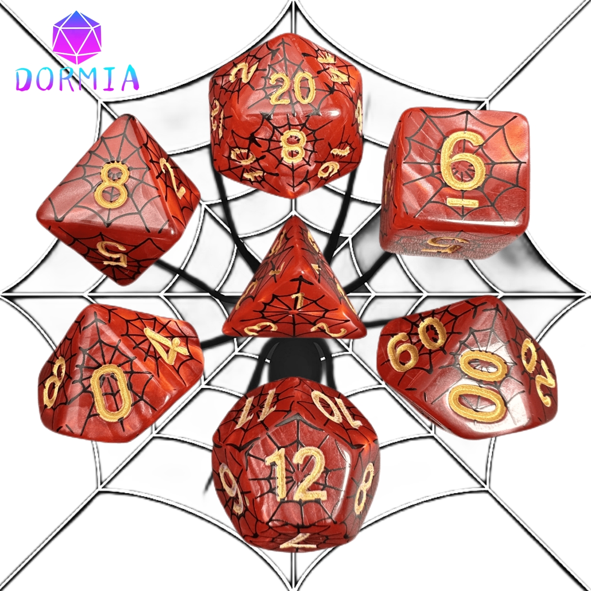 Polyhedral DND Dice Set in Spi - огляд і ціна Board Game Web