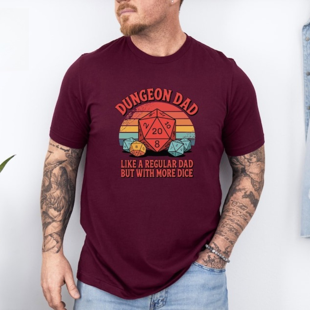 Dungeon Dad Shirt Funny Dungeo - огляд і ціна Board Game Dungeons And Dragons