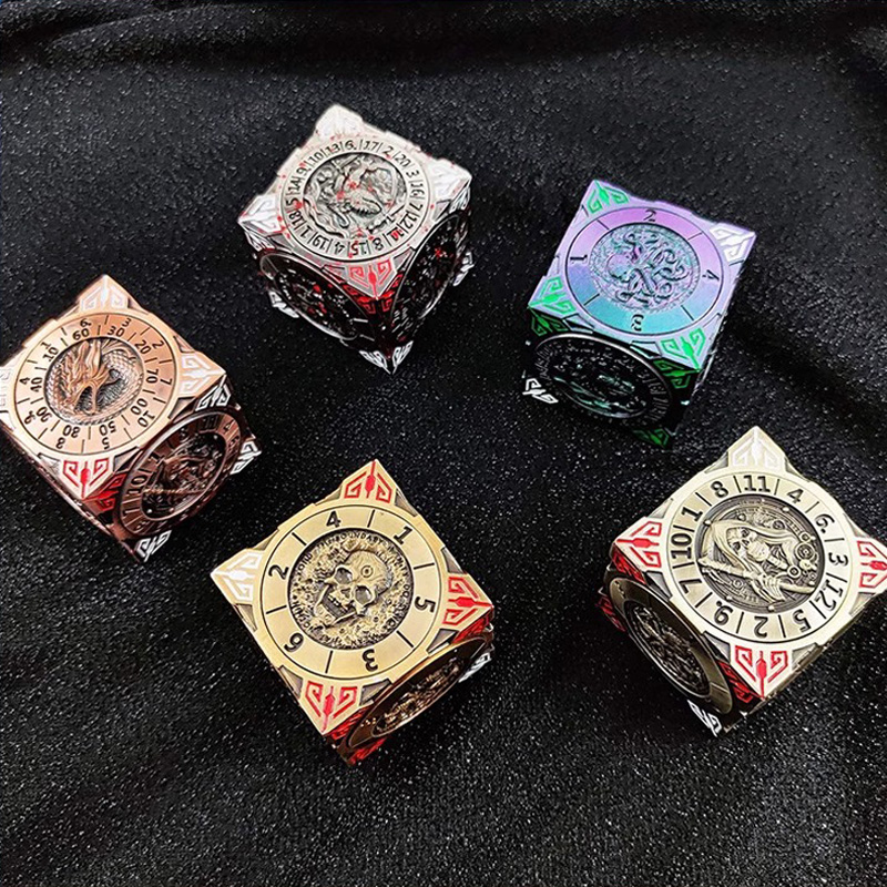 7-In-1 DND Dice Purple Green S - огляд і ціна Board Game Dungeons And Dragons