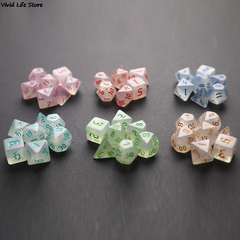 New 7PCS Dual Color Multi Face - огляд і ціна Board Game Dungeons And Dragons